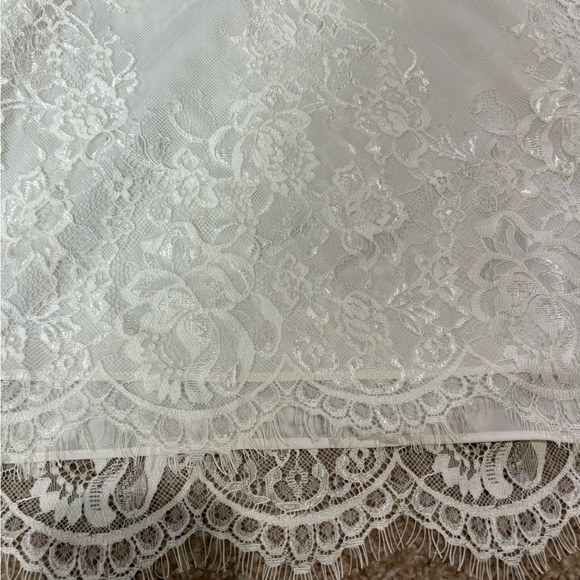 Sam Edelman white lace zip up tank top size S-NWT - Picture 8 of 11